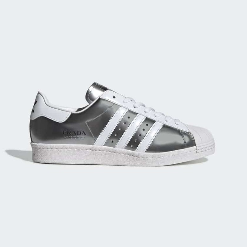 国内発送!VIP先行販売PRADA x ADIDAS SUPERSTAR Silver llic Prada X Superstar 'Silver Metallic' - Adidas - FX4546